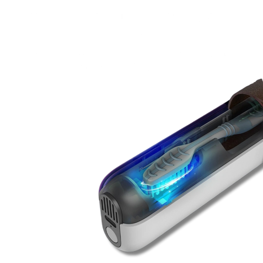 Mini UV toothbrush sanitizer